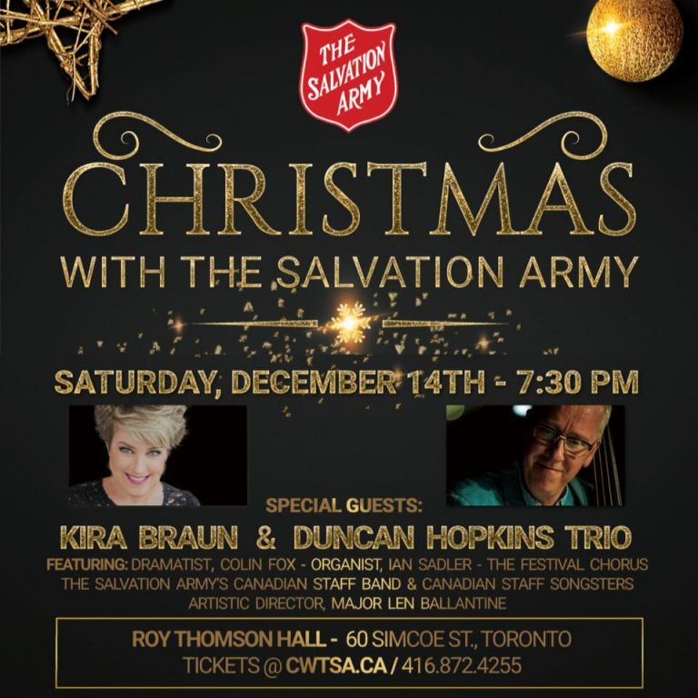 2019 Christmas with The Salvation Army Poster